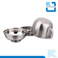 Fashionable 201 Stainless Steel Snack Bowl with Lid